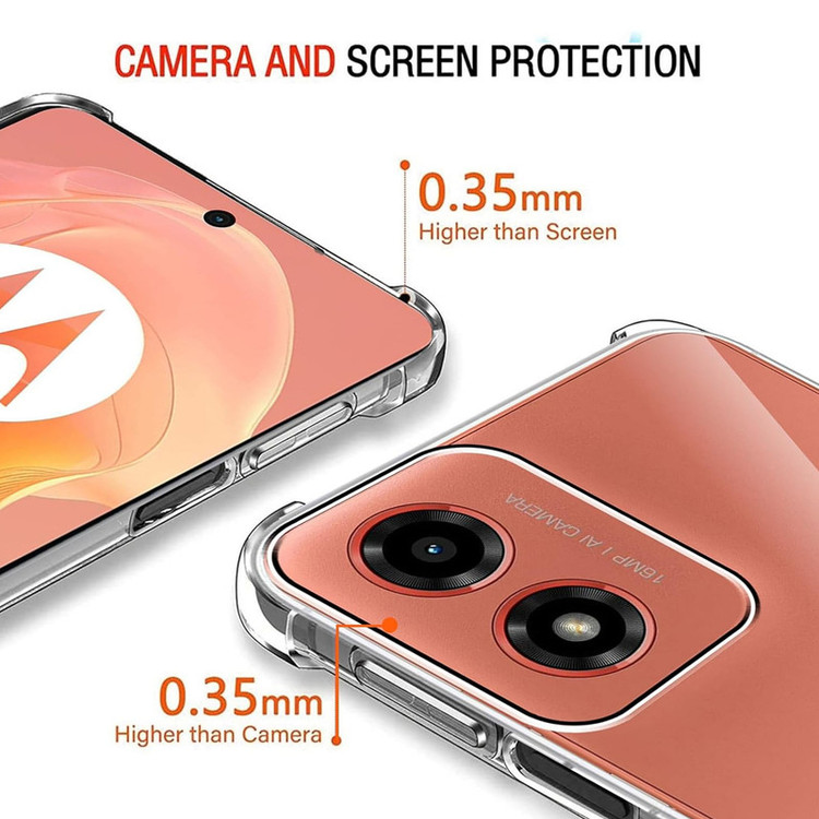 کاور اسپارتان مدل Airbag Strap مناسب برای گوشی موبایل موتورولا Moto G04/ Moto E14 به همراه بندآویز