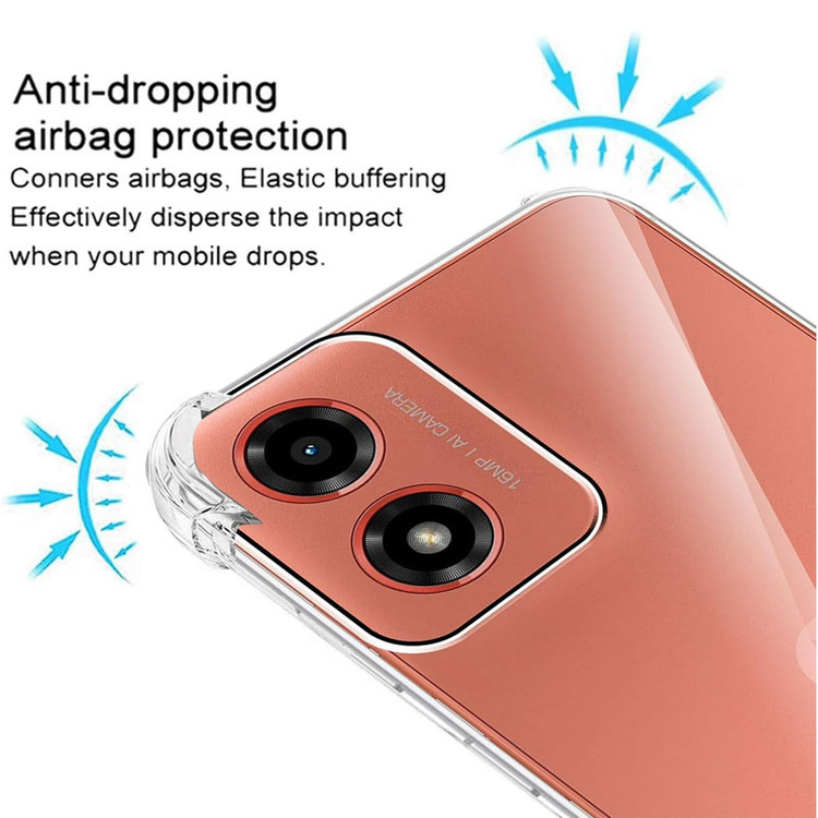 کاور اسپارتان مدل Airbag Strap مناسب برای گوشی موبایل موتورولا Moto G04/ Moto E14 به همراه بندآویز