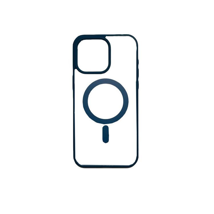 کاور مدل شیک شل طرح شفاف مگ سیف دور سیلیکونی مناسب برای گوشی موبایل اپل iphone 12 pro max