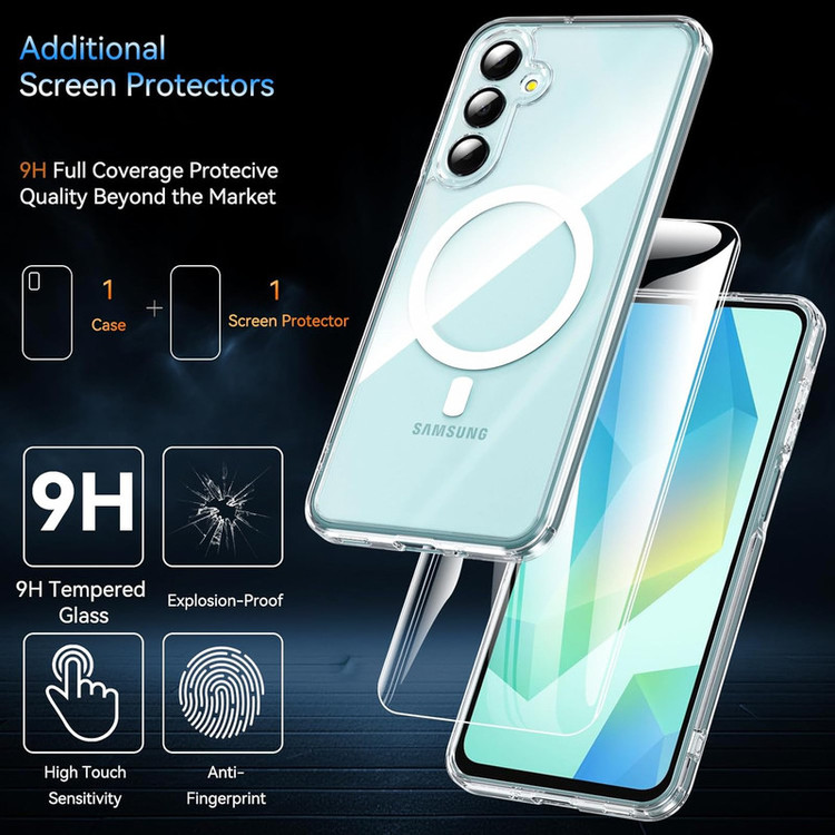 کاور گاردتک مدل Clear Magsafe Strap مناسب برای گوشی موبایل سامسونگ Galaxy A16 به همراه بند آویز