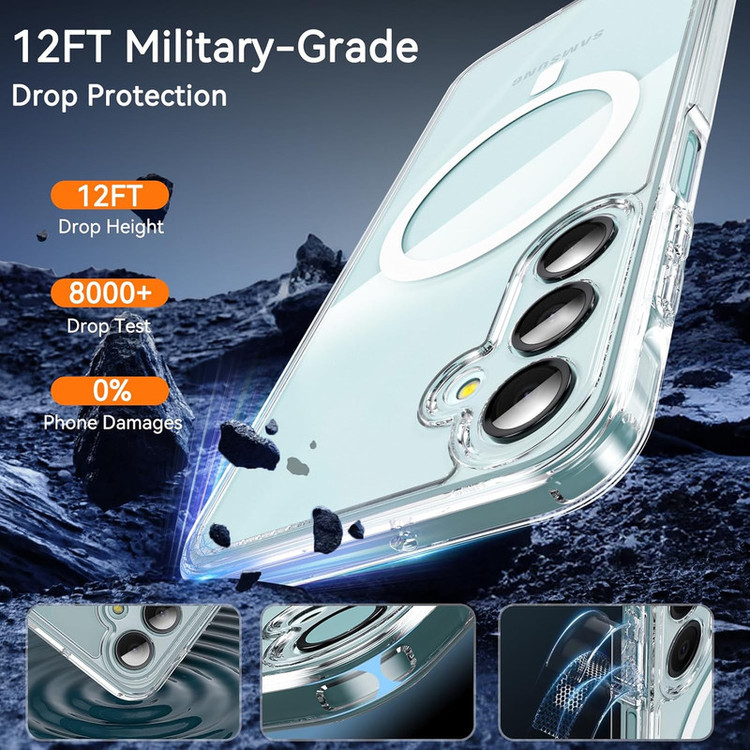 کاور گاردتک مدل Clear Magsafe Strap مناسب برای گوشی موبایل سامسونگ Galaxy A16 به همراه بند آویز