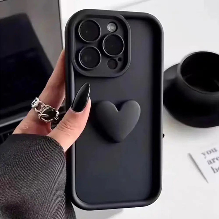 کاور تام قاب مدل سولید1 Heart مناسب برای گوشی موبایل اپل iPhone 12 Pro Max