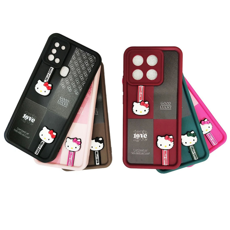 کاور موفی مدل Silicone Puffer Hello Kitty Strap مناسب برای گوشی موبایل شیائومی Redmi Note 11 Pro 4G / Note 12 Pro 4Gبه همراه بند