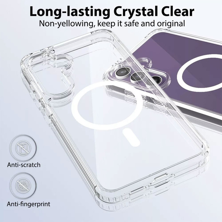 کاور گوف مدل Clear مناسب برای گوشی موبایل سامسونگ Galaxy S25 FE