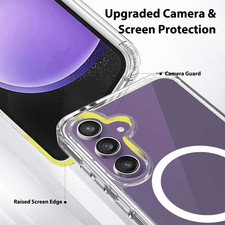 کاور گوف مدل Clear مناسب برای گوشی موبایل سامسونگ Galaxy S25 FE