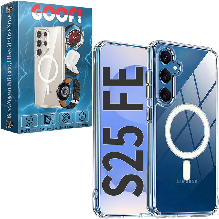 کاور گوف مدل Clear مناسب برای گوشی موبایل سامسونگ Galaxy S25 FE