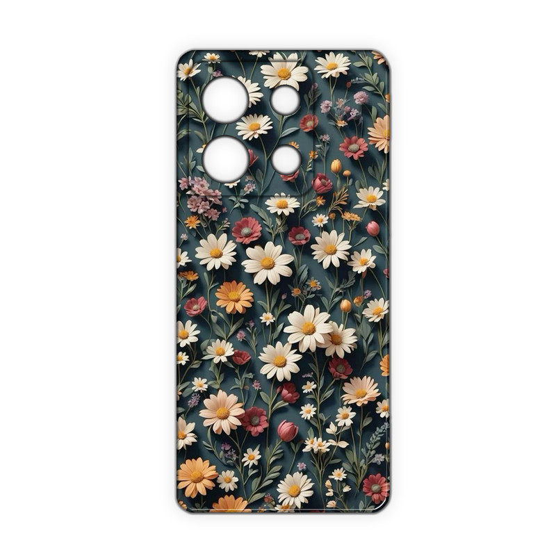 کاور مدل گل کد 306 مناسب برای گوشی موبایل شیائومی Redmi Note 13 4G
