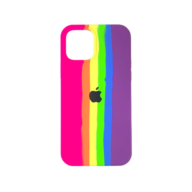 کاور آیرون من مدل RAINBOW مناسب برای گوشی موبایل اپل IPHONE 12 PRO همراه با قلم لمسی