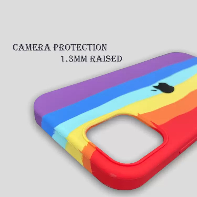 کاور آیرون من مدل RAINBOW مناسب برای گوشی موبایل اپل IPHONE 12 PRO همراه با قلم لمسی