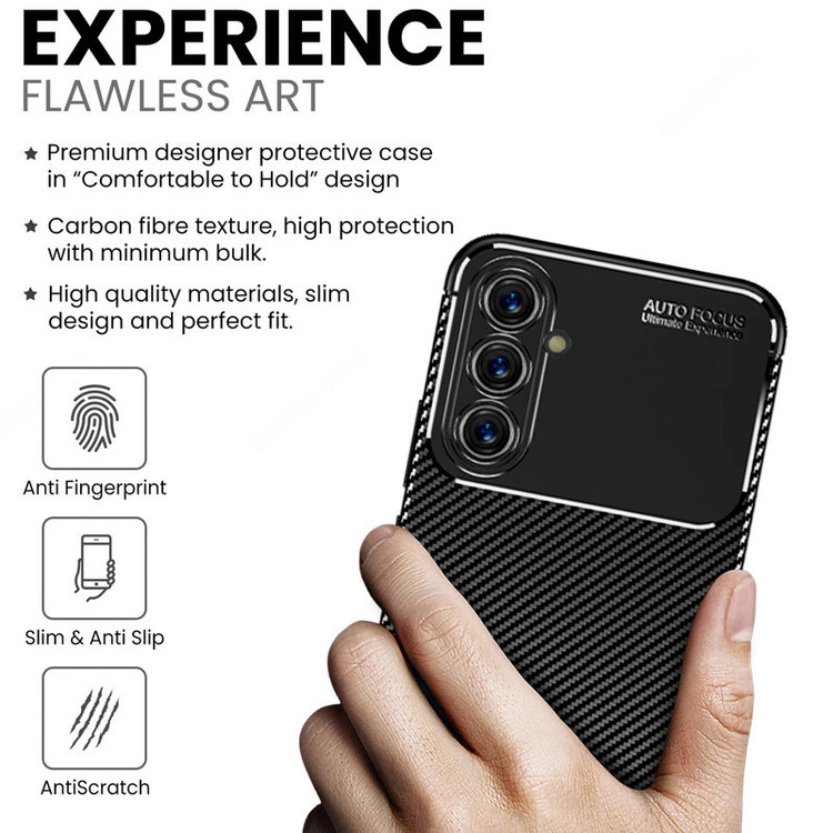 کاور آیرون من مدل AUTO FOCUS مناسب برای گوشی موبایل سامسونگ GALAXY S23 FE به همراه قلم لمسی