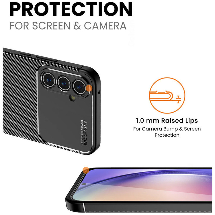 کاور آیرون من مدل AUTO FOCUS مناسب برای گوشی موبایل سامسونگ GALAXY S23 FE به همراه قلم لمسی