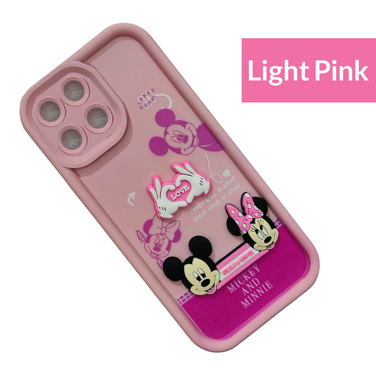 کاور موفی مدل Silicone Puffer Minni Mouse Strap مناسب برای گوشی موبایل آنر X8B به همراه بندآویز