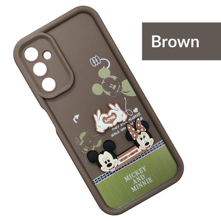 کاور موفی مدل Silicone Puffer Minni Mouse Strap مناسب برای گوشی موبایل سامسونگ Galaxy A34 به همراه بندآویز