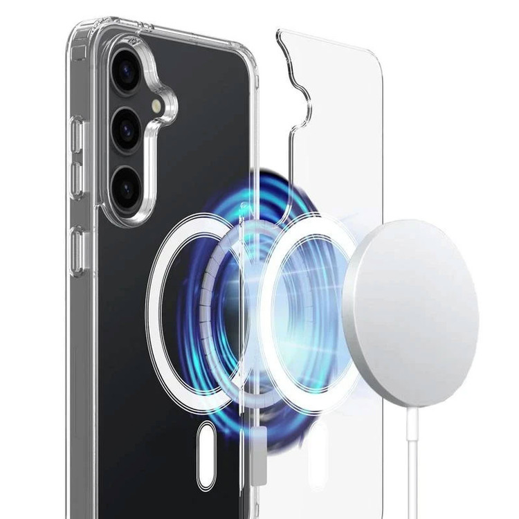 کاور گوف مدل Clear Magnetic Magsafe مناسب برای گوشی موبایل سامسونگ Galaxy A06