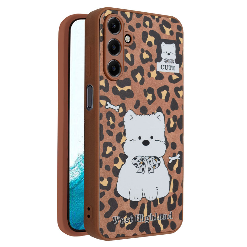 کاور مدل Westie Leopard مناسب برای گوشی موبایل سامسونگ Galaxy A15