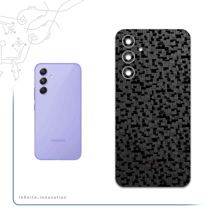 برچسب پوششی ماهوت مدل Black-Silicon مناسب برای گوشی موبایل سامسونگ Galaxy A54