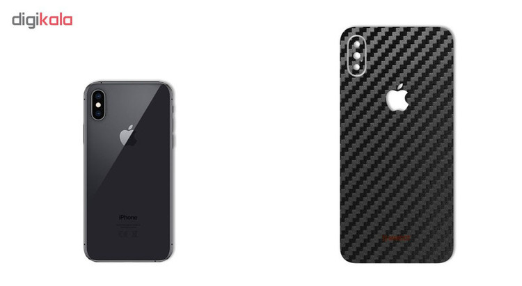 برچسب پوششی ماهوت طرح Carbon-Fiber مناسب برای گوشی موبایل اپل iPhone XS