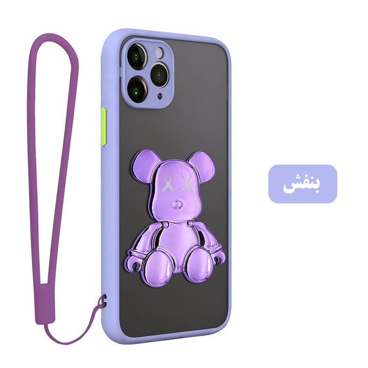 کاور اسپارتان مدل MBC Teddy مناسب برای گوشی موبایل سامسونگ Galaxy A22 4G به همراه بند نگهدارنده