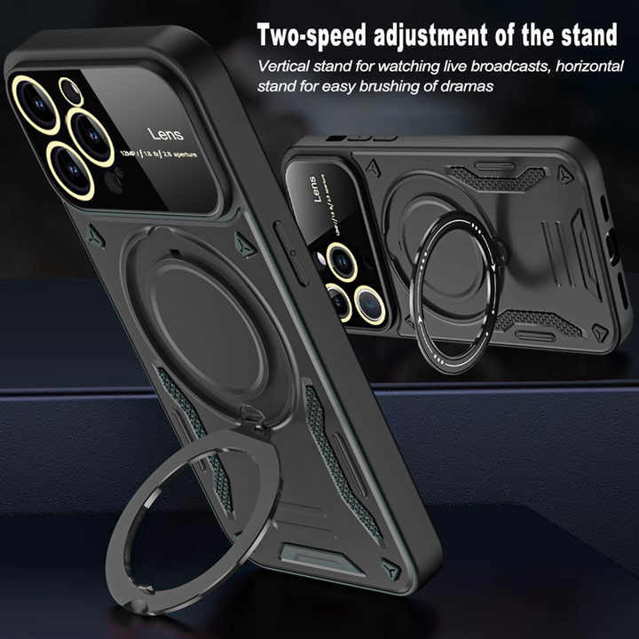 کاور اسپارتان مدل Hybrid Armor Strap مناسب برای گوشی موبایل اپل iPhone 13 Pro به همراه بند آویز