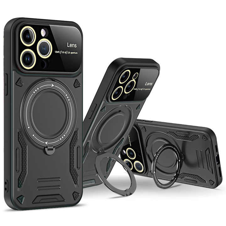 کاور اسپارتان مدل Hybrid Armor Strap مناسب برای گوشی موبایل اپل iPhone 13 Pro به همراه بند آویز