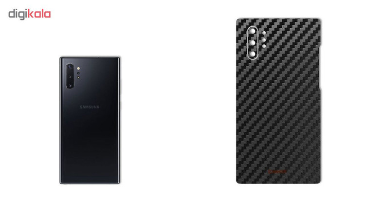 برچسب پوششی ماهوت مدل Carbon-Fiber مناسب برای گوشی موبایل سامسونگ Galaxy Note 10 Plus