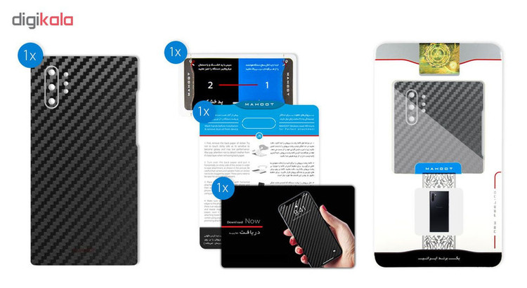 برچسب پوششی ماهوت مدل Carbon-Fiber مناسب برای گوشی موبایل سامسونگ Galaxy Note 10 Plus