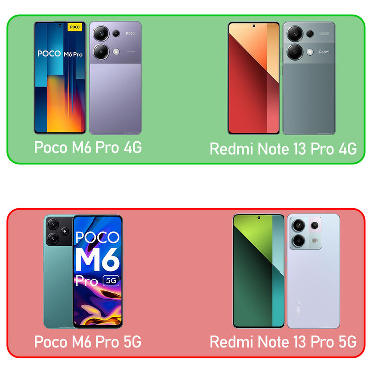 کاور مانستر مدل QSM مناسب برای گوشی موبایل شیائومی Poco M6 Pro 4G / Redmi Note 13 Pro 4G