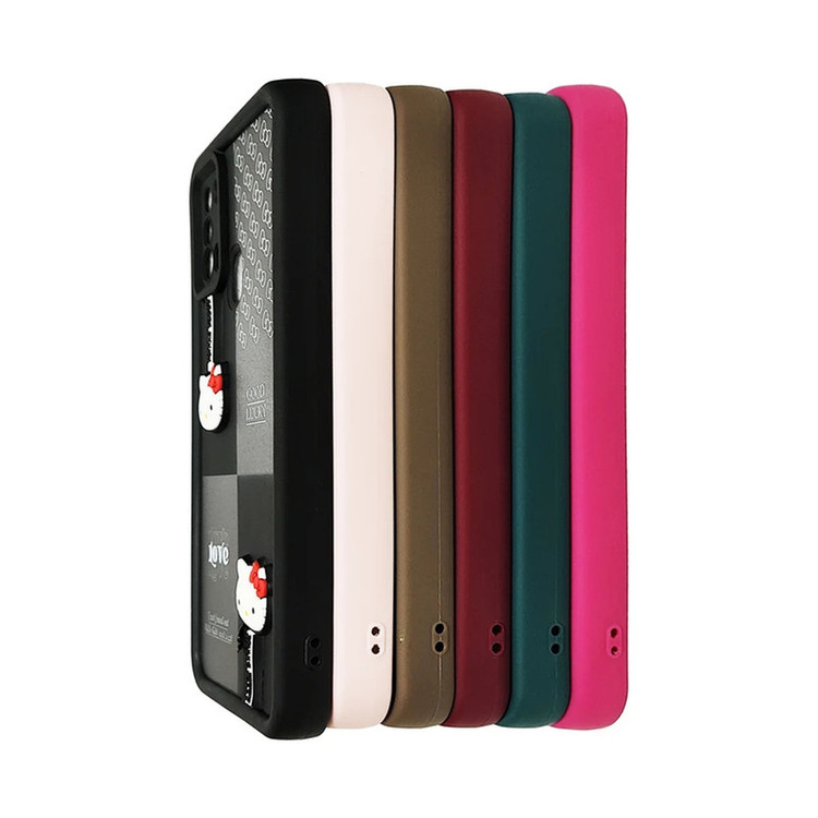 کاور موفی مدل Silicone Puffer Hello Kitty Strap مناسب برای گوشی موبایل شیائومی Redmi 13 / Poco M6 4G / Redmi Note 13R به همراه بند