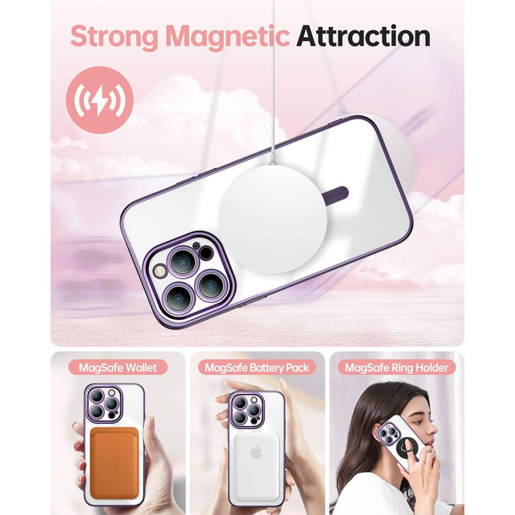 کاور مسیر مدل Color Magsafe Lens Protector مناسب برای گوشی موبایل اپل iPhone 16 Pro