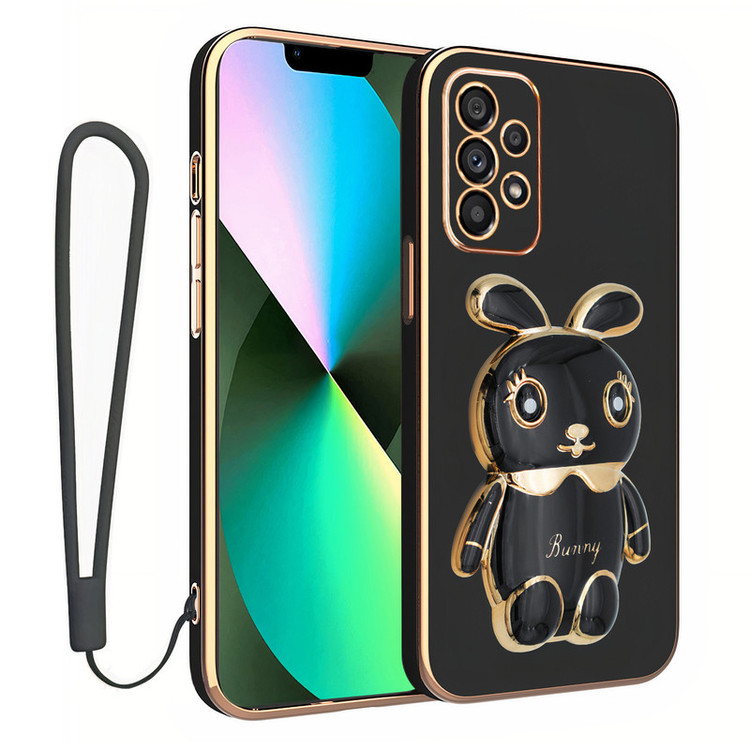کاور اسپارتان مدل Bunny مناسب برای گوشی موبایل سامسونگ Galaxy A53 به همراه بند نگهدارنده