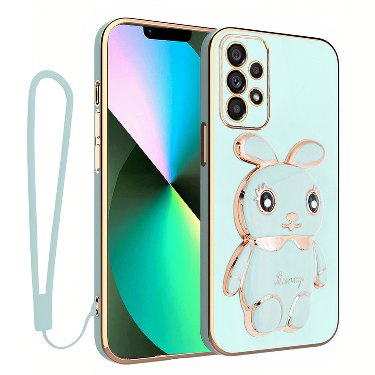 کاور اسپارتان مدل Bunny مناسب برای گوشی موبایل سامسونگ Galaxy A53 به همراه بند نگهدارنده
