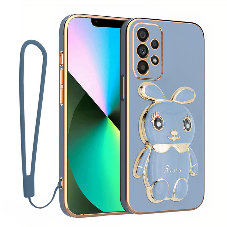 کاور اسپارتان مدل Bunny مناسب برای گوشی موبایل سامسونگ Galaxy A53 به همراه بند نگهدارنده