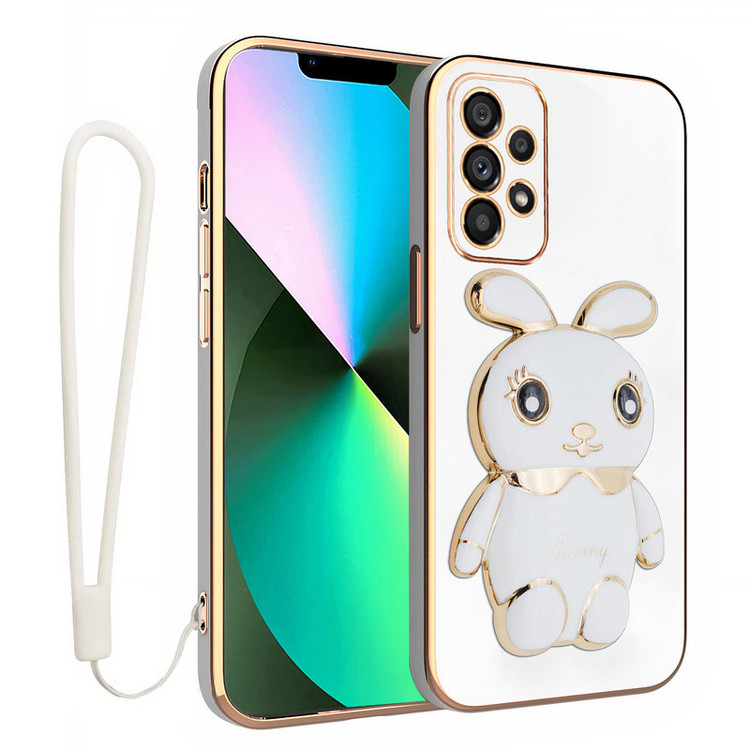 کاور اسپارتان مدل Bunny مناسب برای گوشی موبایل سامسونگ Galaxy A53 به همراه بند نگهدارنده