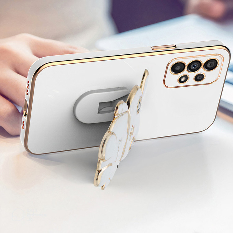کاور اسپارتان مدل Bunny مناسب برای گوشی موبایل سامسونگ Galaxy A53 به همراه بند نگهدارنده