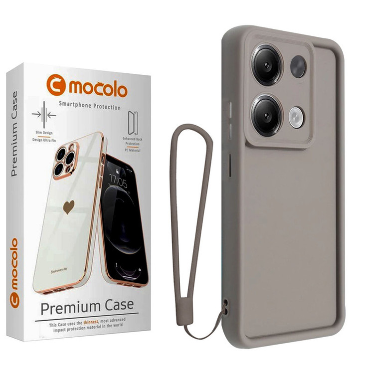 کاور موکولو مدل Silicone Puffer Strap مناسب برای گوشی موبایل شیائومی Poco X6 Neo به همراه بندآویز