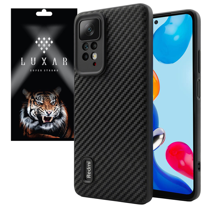 کاور لوکسار مدل note11pro _Carbon Line مناسب برای گوشی موبایل شیائومی Redmi Note 11 Pro