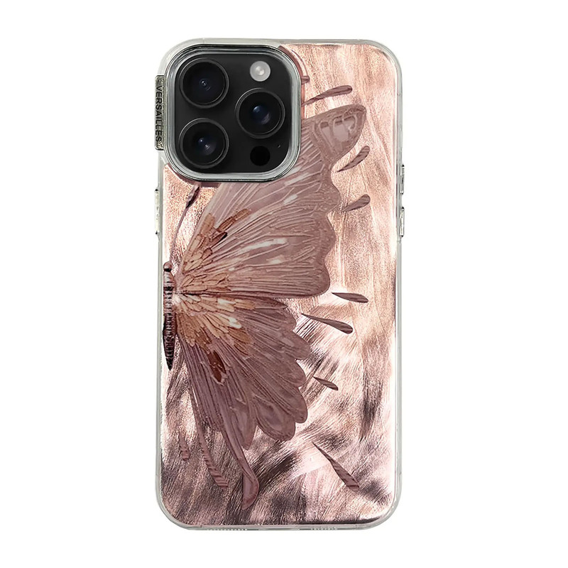 کاور مدل پروانه هولوگرامی کد 01 مناسب برای گوشی موبایل اپل iphone 15 Pro Max
