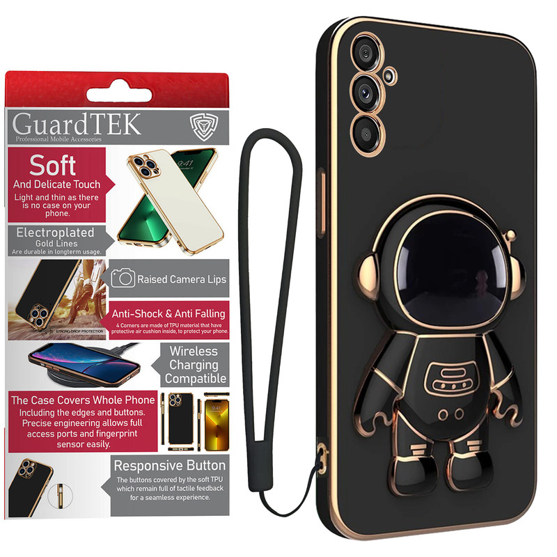 کاور گاردتک آساک مدل Astronaut Strap مناسب برای گوشی موبایل سامسونگ Galaxy S24 به همراه بندآویز