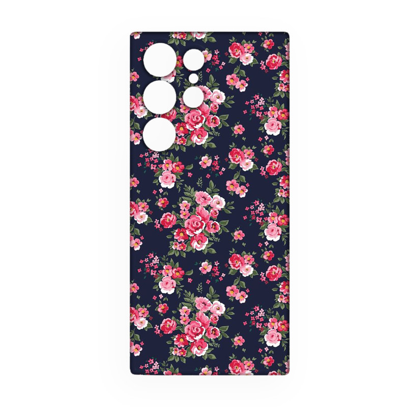 کاور طرح گل کد 158 مناسب برای گوشی موبایل سامسونگ Galaxy S25 Ultra