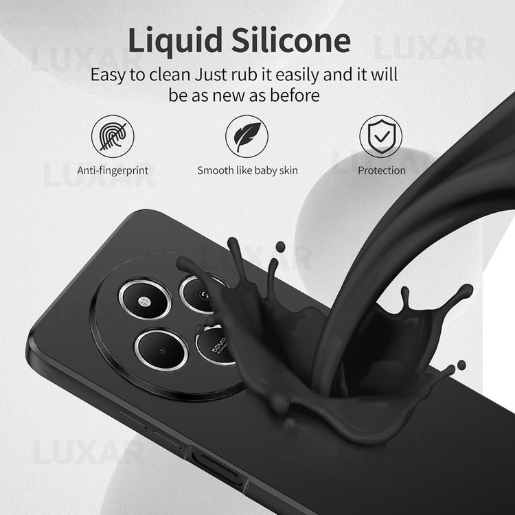 کاور لوکسار مدل redmi14c -silicone10 مناسب برای گوشی موبایل شیائومی Redmi 14C / Redmi 14R / Poco C75