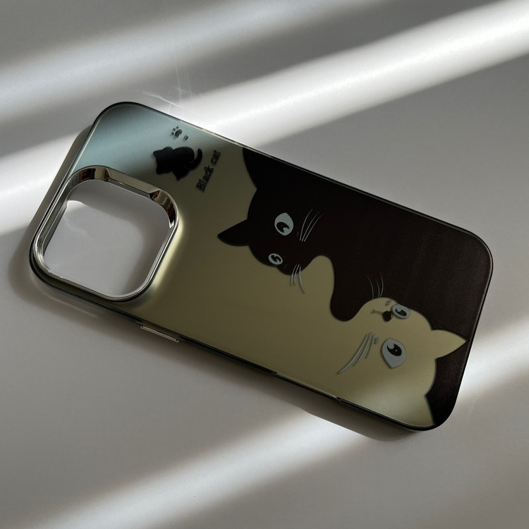 کاور مدل فانتزی طرح گربه سیاه کد 432 مناسب برای گوشی موبایل اپل iPhone 16 Pro Max