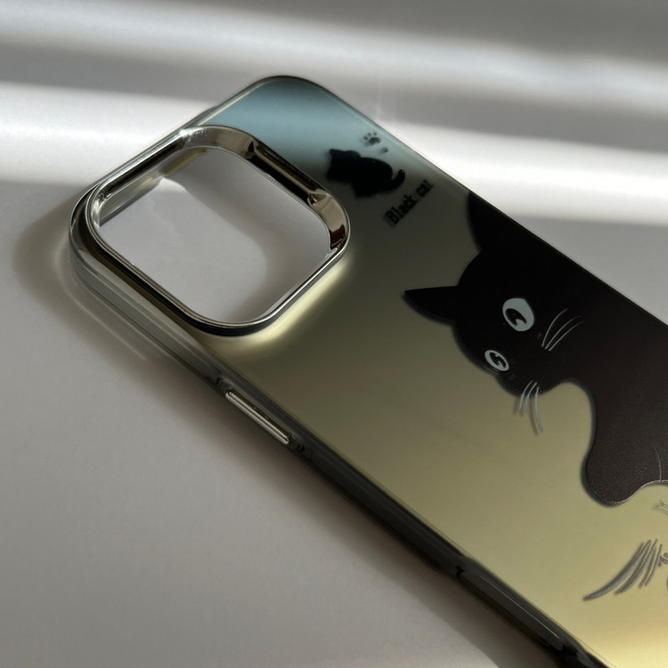 کاور مدل فانتزی طرح گربه سیاه کد 432 مناسب برای گوشی موبایل اپل iPhone 16 Pro Max