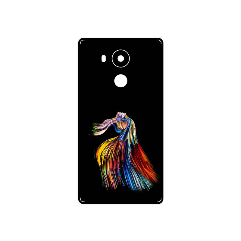 برچسب پوششی ماهوت مدل Rainbow Hair Digital Art مناسب برای گوشی موبایل هوآوی Mate 8