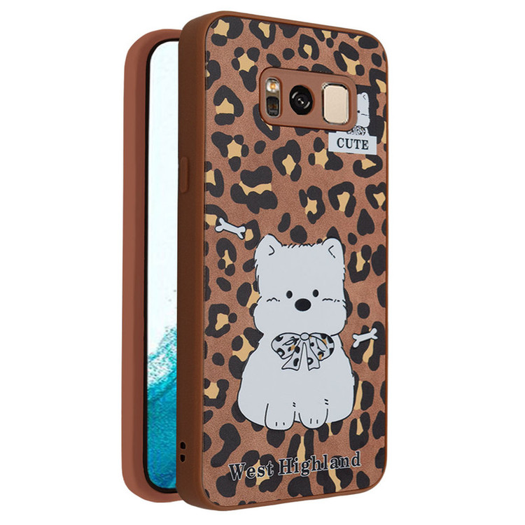 کاور مدل Westie Leopard مناسب برای گوشی موبایل سامسونگ Galaxy S8 Plus