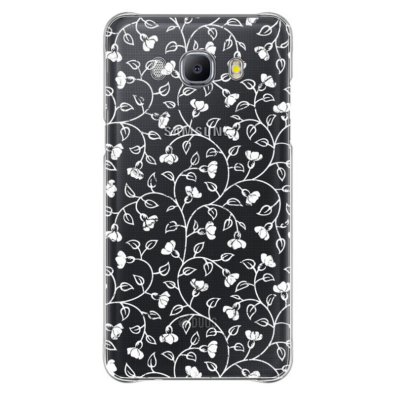 کاور مگافون طرح گل مدل C42-W مناسب برای گوشی موبایل سامسونگ Galaxy J5 2016 / J510