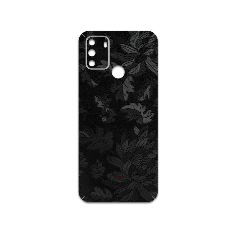 برچسب پوششی ماهوت مدل Black-Wildflower مناسب برای گوشی موبایل جی پلاس S10 2022