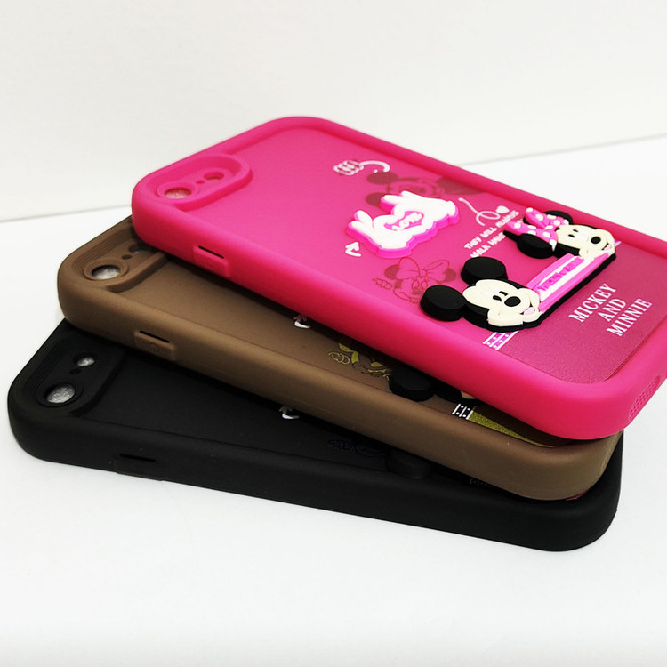 کاور موفی مدل Silicone Puffer Minni Mouse Strap مناسب برای گوشی موبایل ریلمی 12 pro به همراه بند