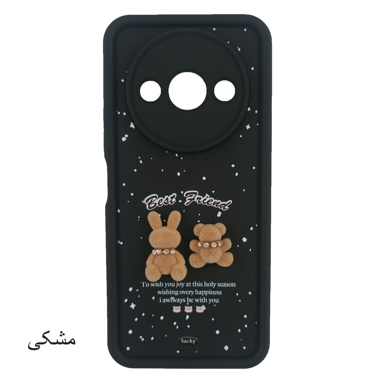 کاور لیمیا مدل فانتزی لنزدار عروسکی طرح برفی مناسب برای گوشی موبایل شیائومی Redmi A3