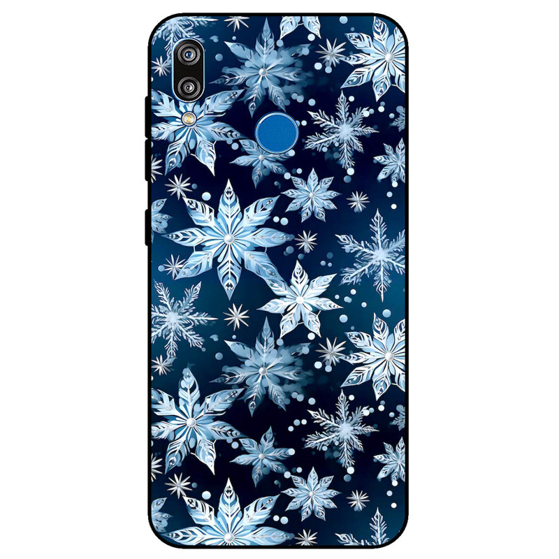 کاور مگافون طرح برف مدل 2824 مناسب برای گوشی موبایل هوآوی Nova 3i / P smart Plus
