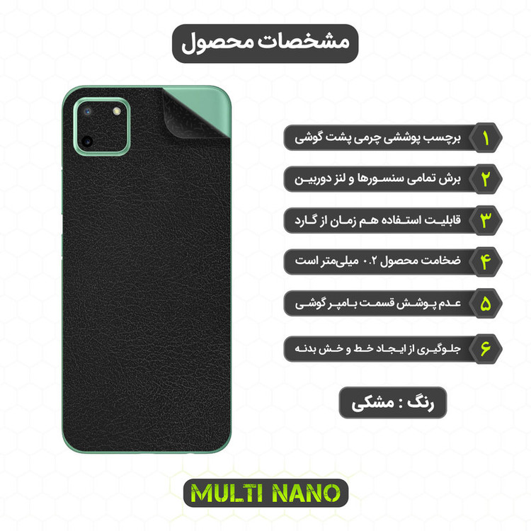 برچسب پوششی مولتی نانو مدل X-F1L مناسب برای گوشی موبایل ریلمی C11